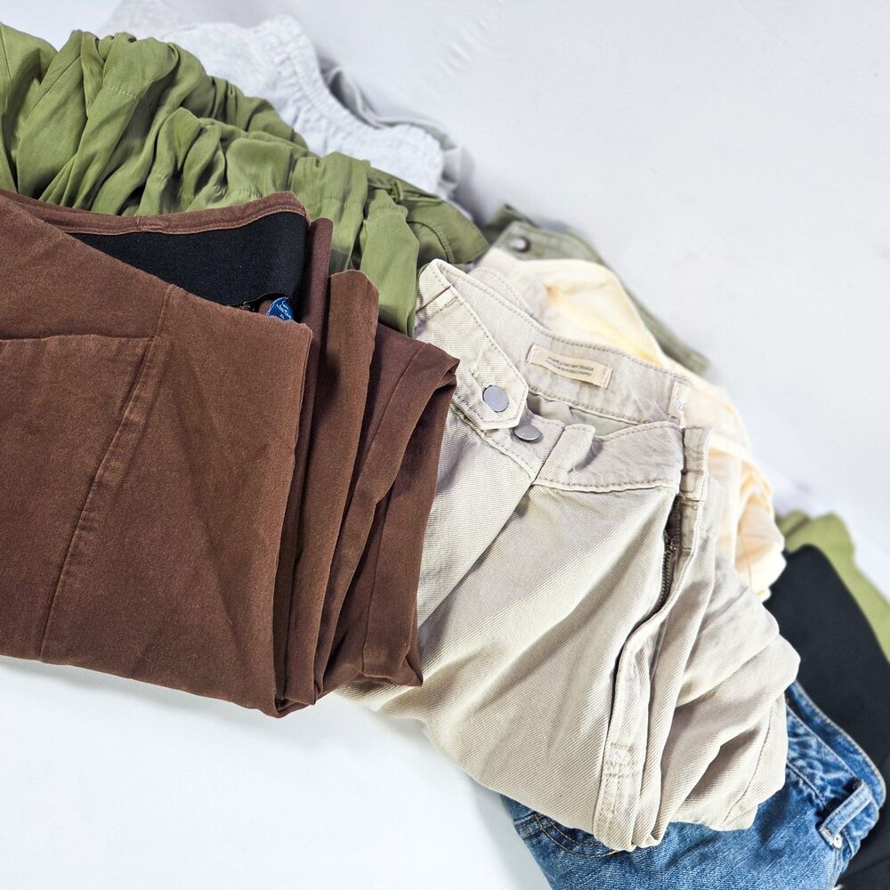 Lot of 9 - Women’s Size L XL Pants Skirts Old Navy Abercrombie Etc Bundle